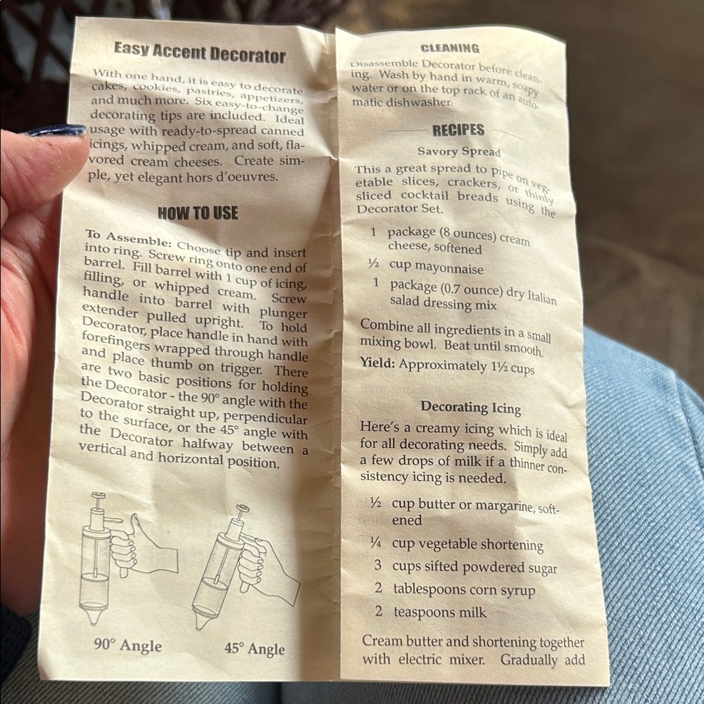 The Pampered Chef Easy Accent Decorator with Six Tips;New in Original Packaging - Picture 9 of 16
